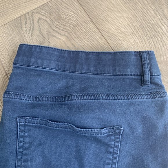 Perry Ellis Portfolio Mens Size 38X30 Navy Blue Straight Leg Pants Casual - Picture 6 of 9